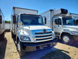 Salvage trucks for sale at Brookhaven, NY auction: 2017 Hino 338 BOX Truck