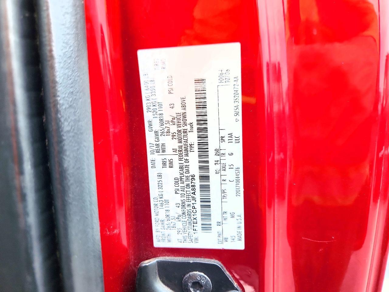 2018 Ford F150 Super Cab