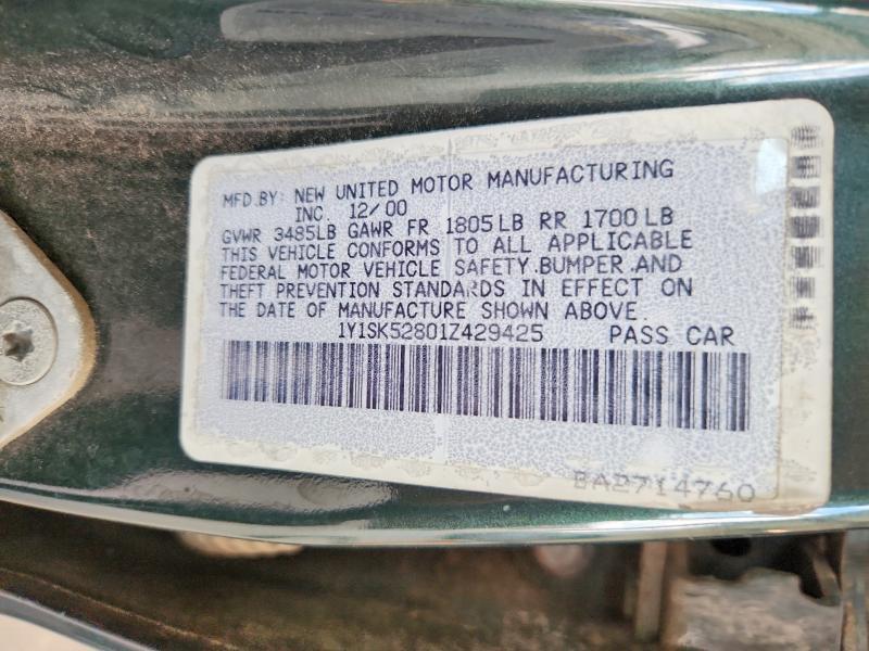 2001 Chevrolet Geo Prizm Base