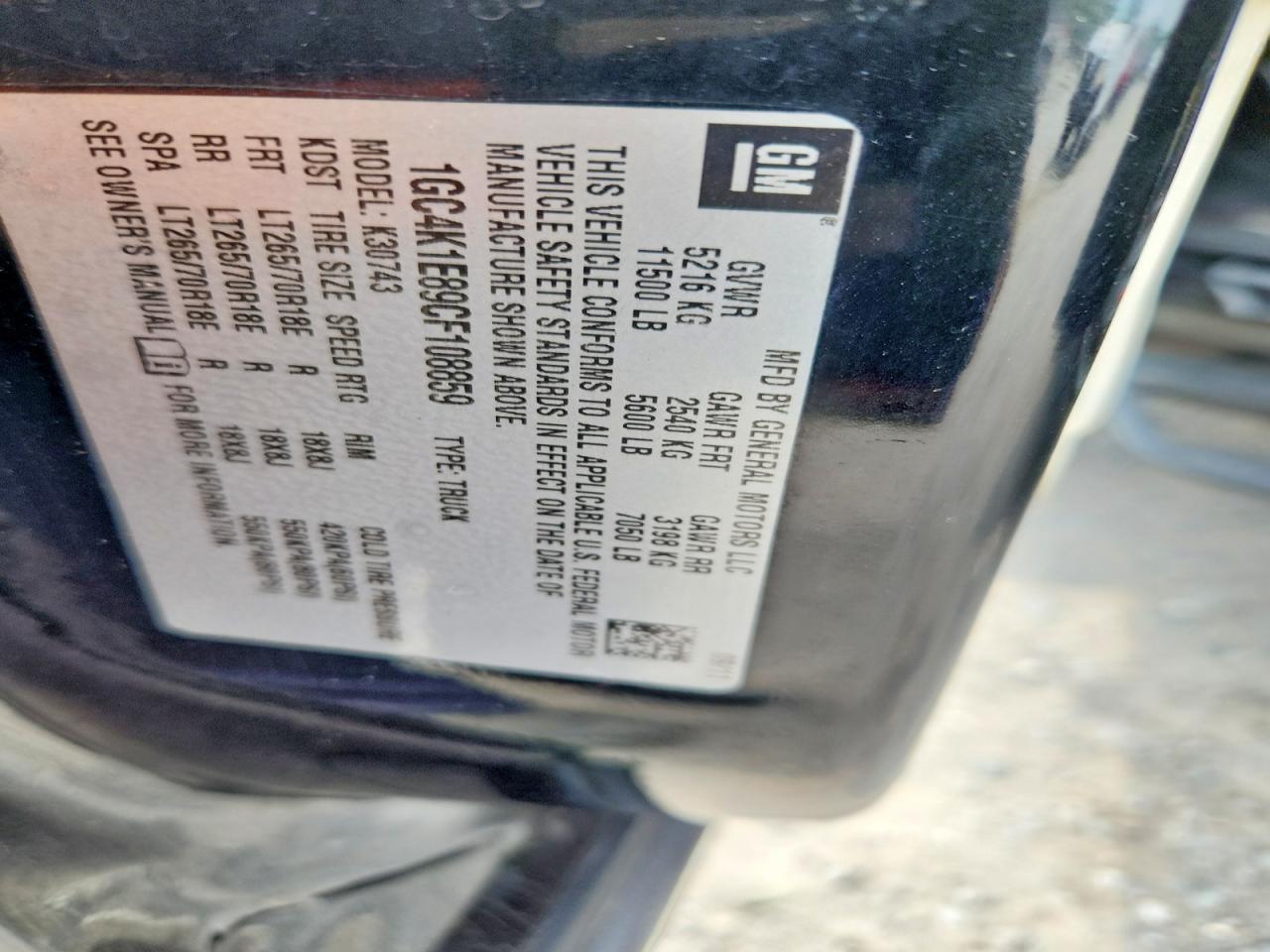 2012 Chevrolet Silverado K3500 LTZ