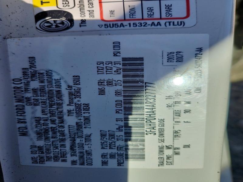 2010 Ford Fusion se
