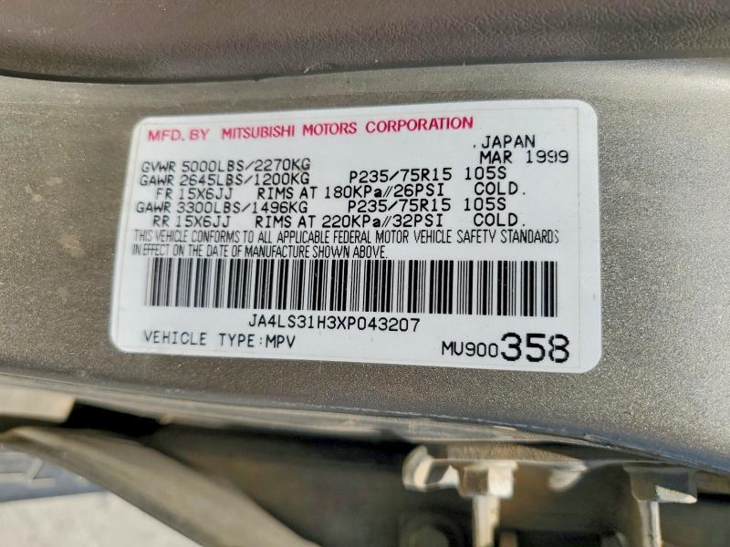 1999 Mitsubishi Montero Sport ls