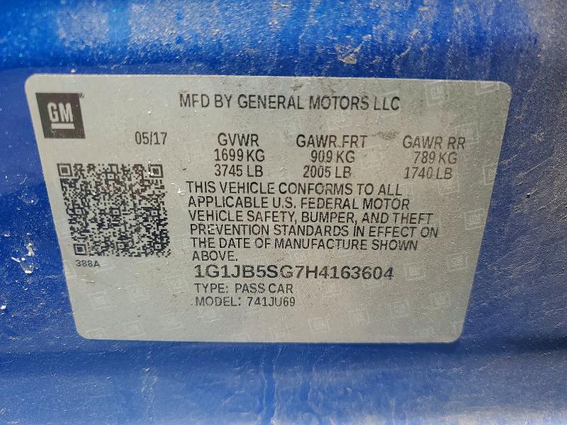 2017 Chevrolet Sonic ls