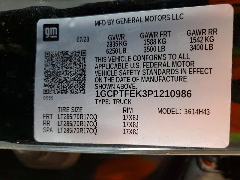 2023 Chevrolet Colorado ZR2