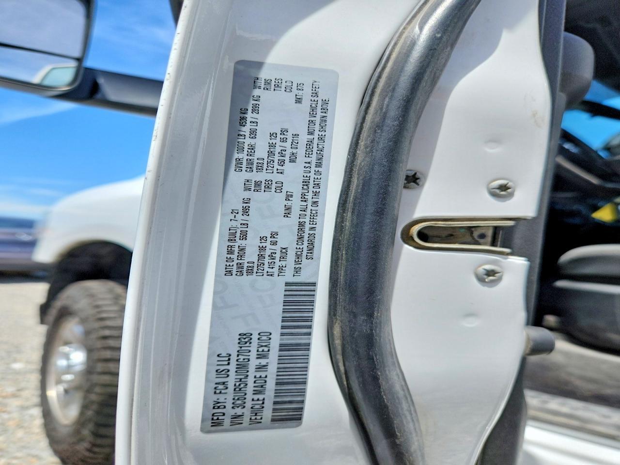2021 Dodge RAM 2500 Tradesman