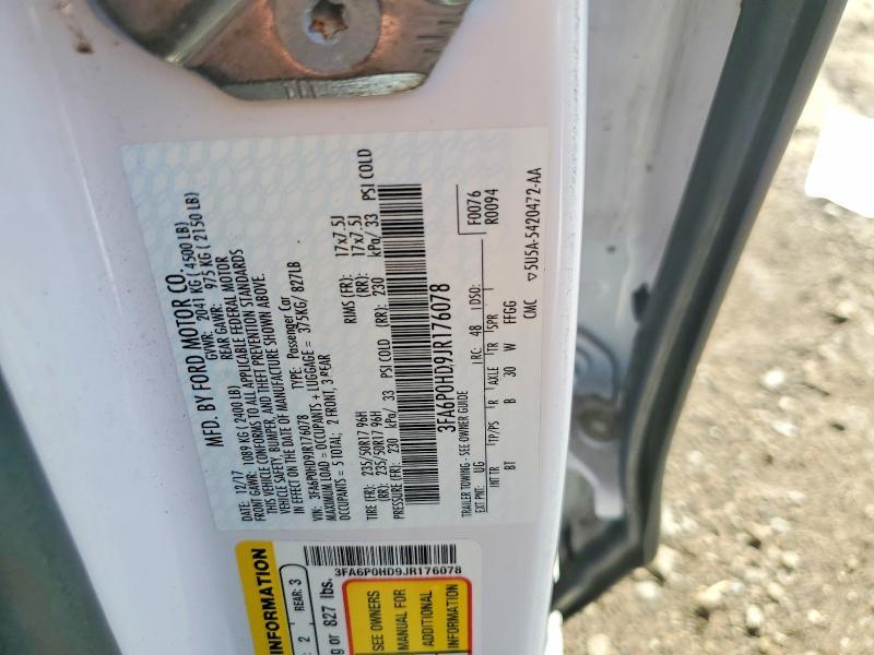 2018 Ford Fusion se