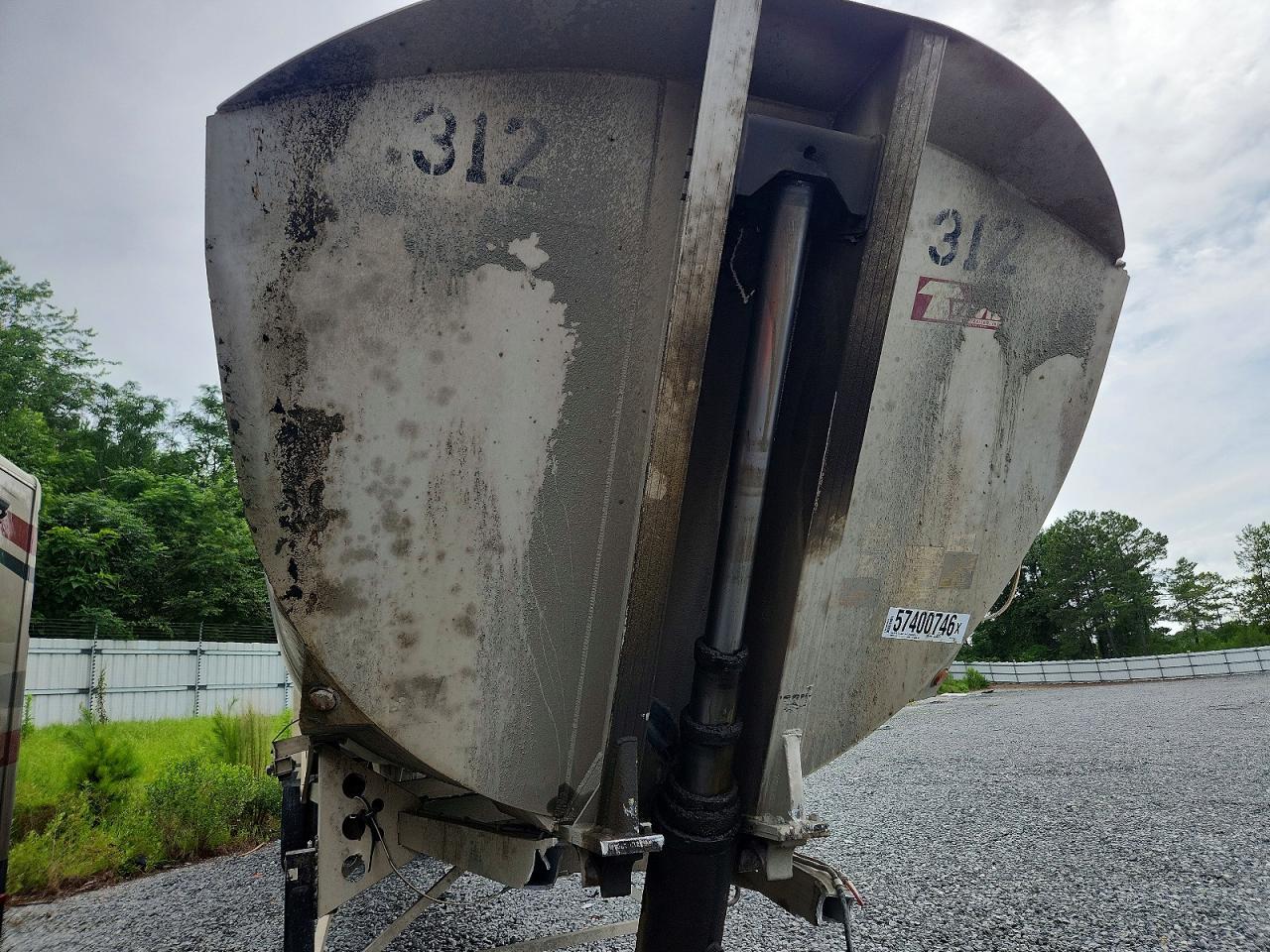 2016 Travis Body END Dump Trailer