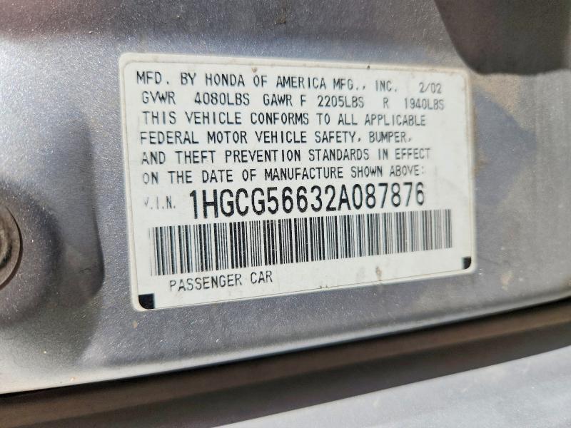 2002 Honda Accord ex