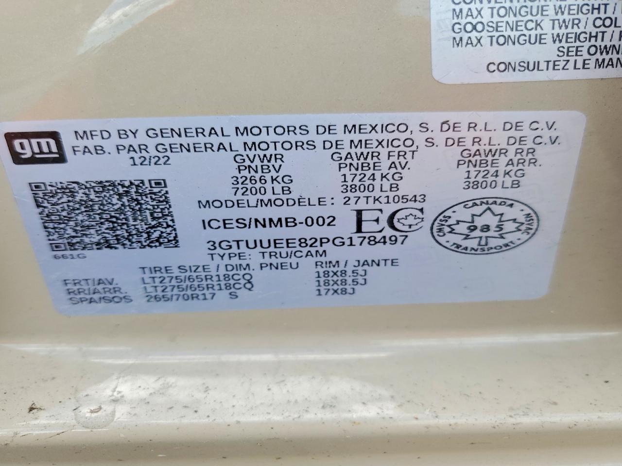 2023 GMC Sierra K1500 AT4