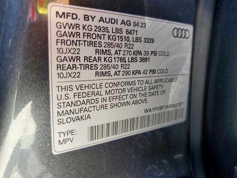 2023 Audi Q8 Prestige S-line