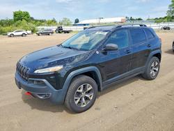 Jeep salvage cars for sale: 2017 Jeep Cherokee Trailhawk