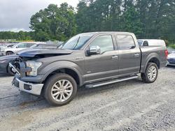 Ford salvage cars for sale: 2015 Ford F150 Supercrew