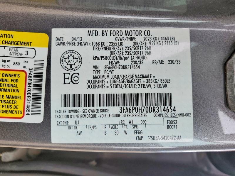 2013 Ford Fusion se