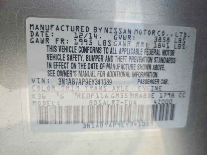 2014 Nissan Sentra S/sv/sr/sl