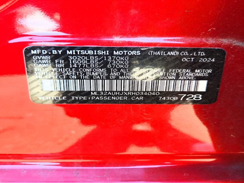 2024 Mitsubishi Mirage es
