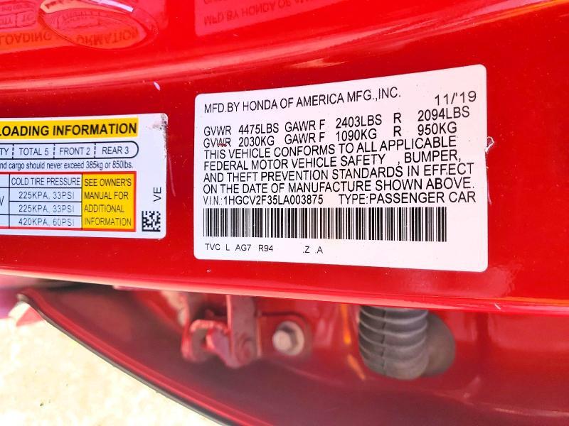 2020 Honda Accord Sport