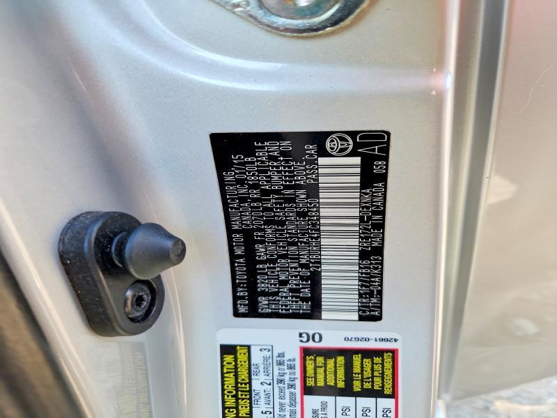 2015 Toyota Corolla le