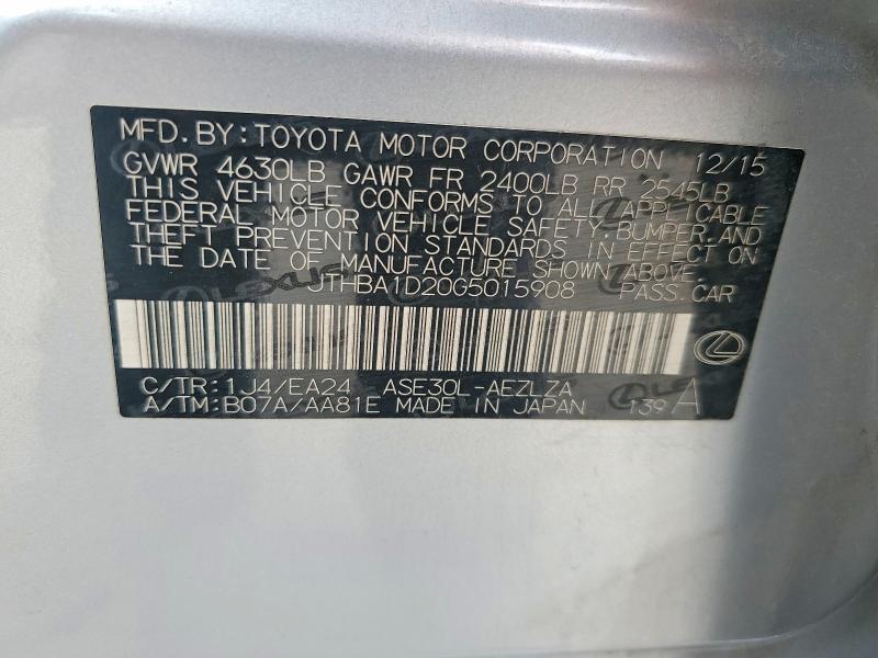 2016 Lexus Is 200t