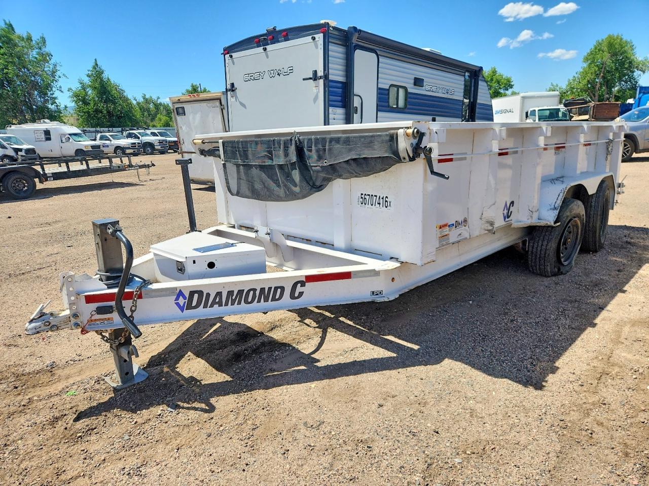2019 Dfjb 2019 Diamond C Dump Trailer