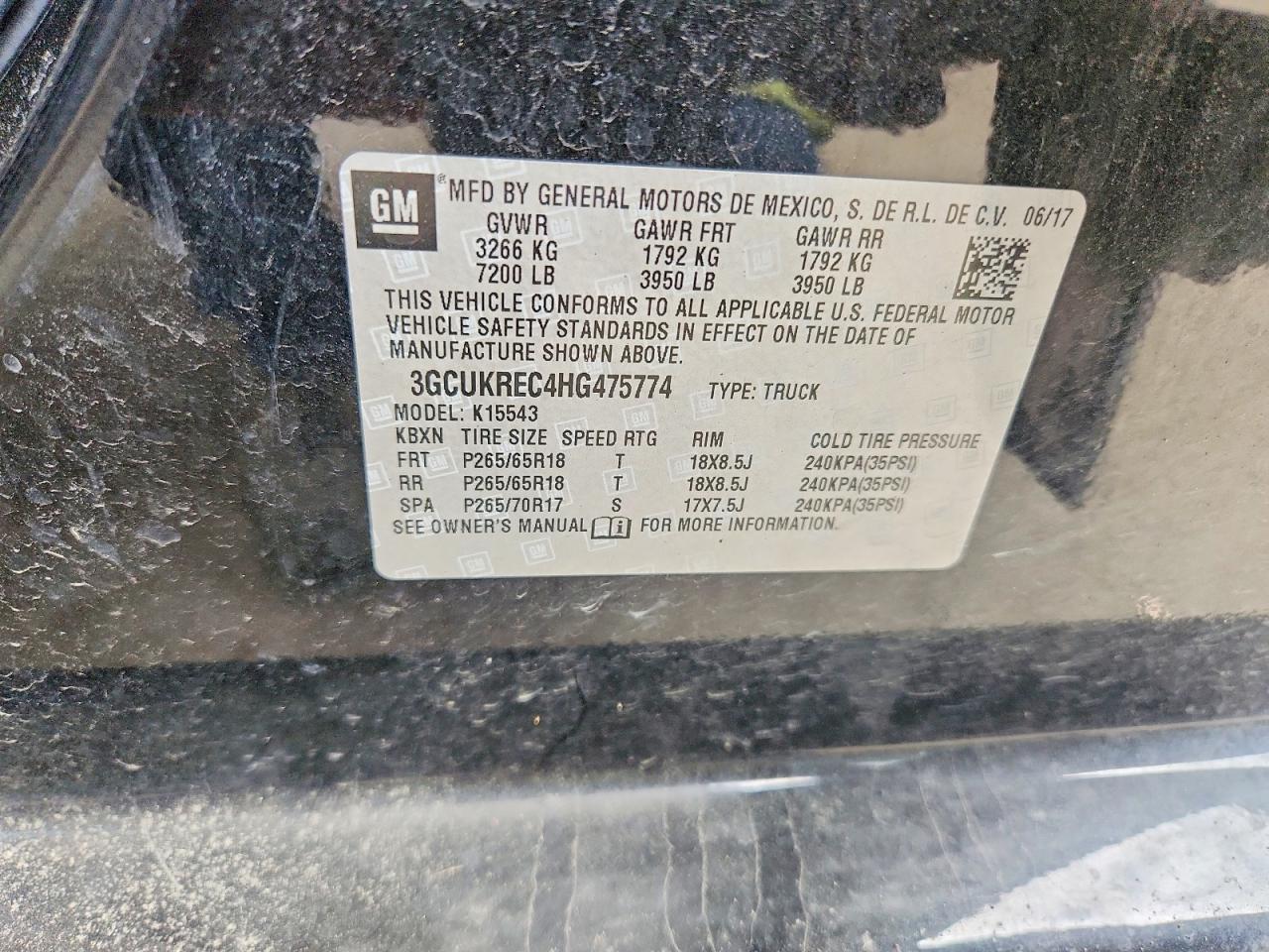 2017 Chevrolet Silverado K1500 LT