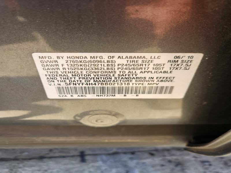 2011 Honda Pilot ex