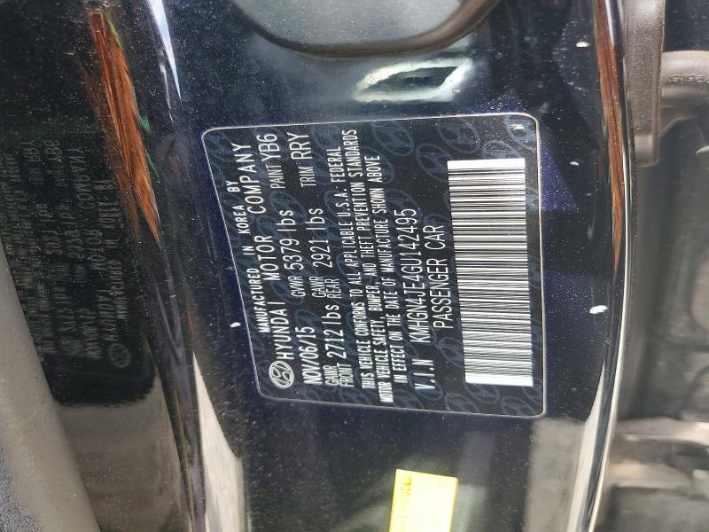 2016 Hyundai Genesis 3.8l