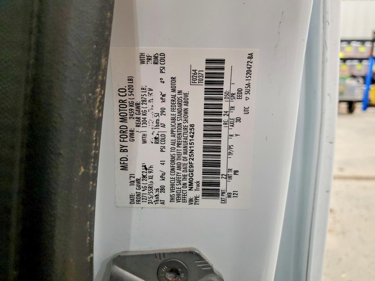 2022 Ford Transit Connect XLT