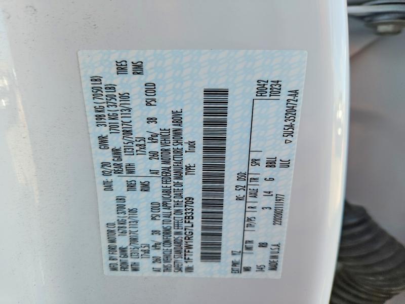 2020 Ford F150 Raptor