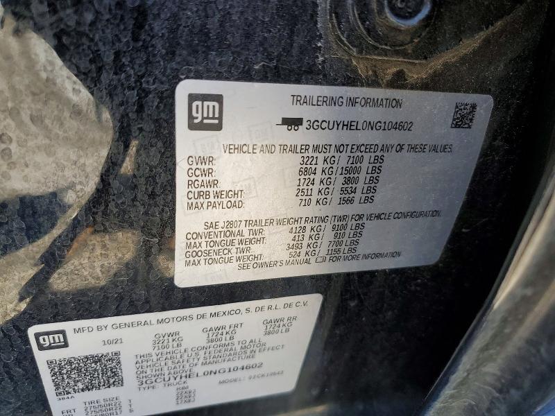 2022 Chevrolet Silverado LTD K1500 High Country