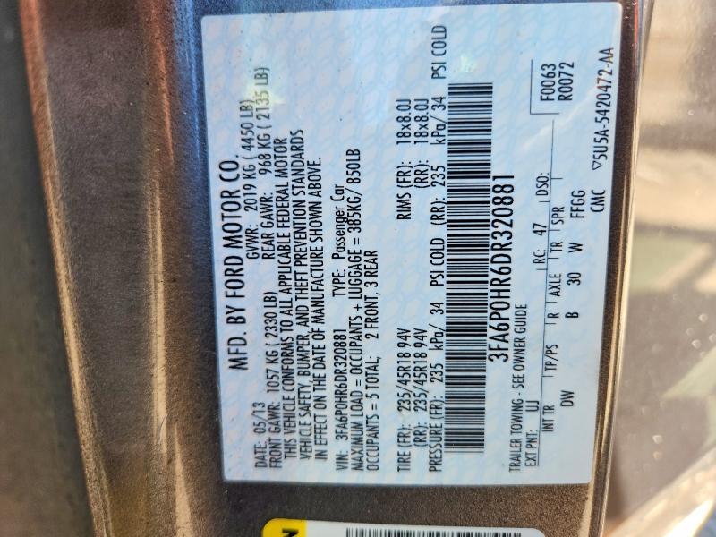 2013 Ford Fusion se