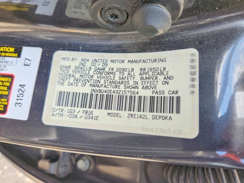 2009 Toyota Corolla le