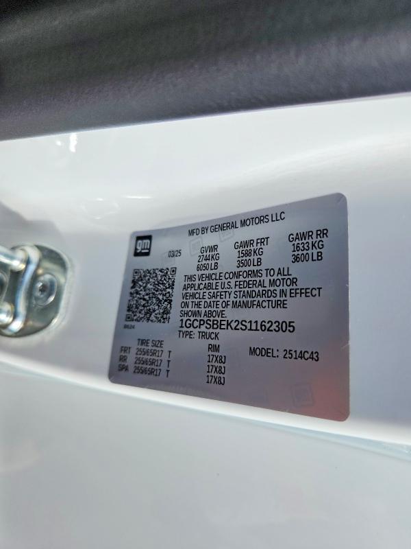 2025 Chevrolet Colorado