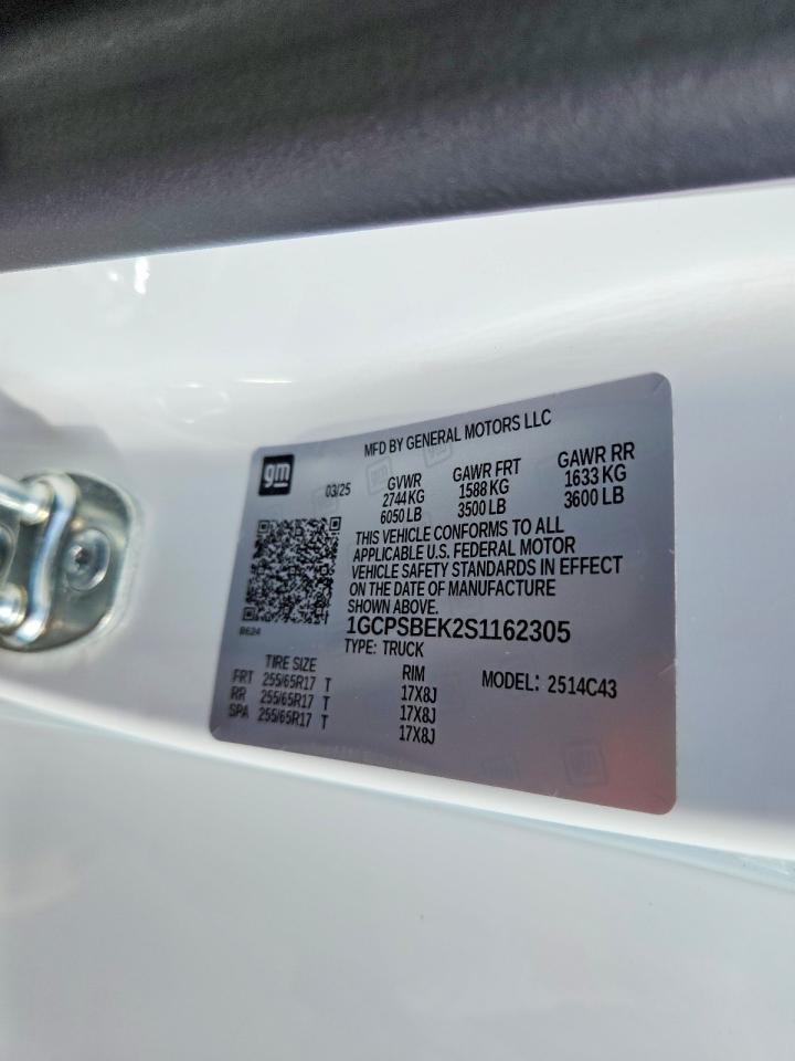 2025 Chevrolet Colorado