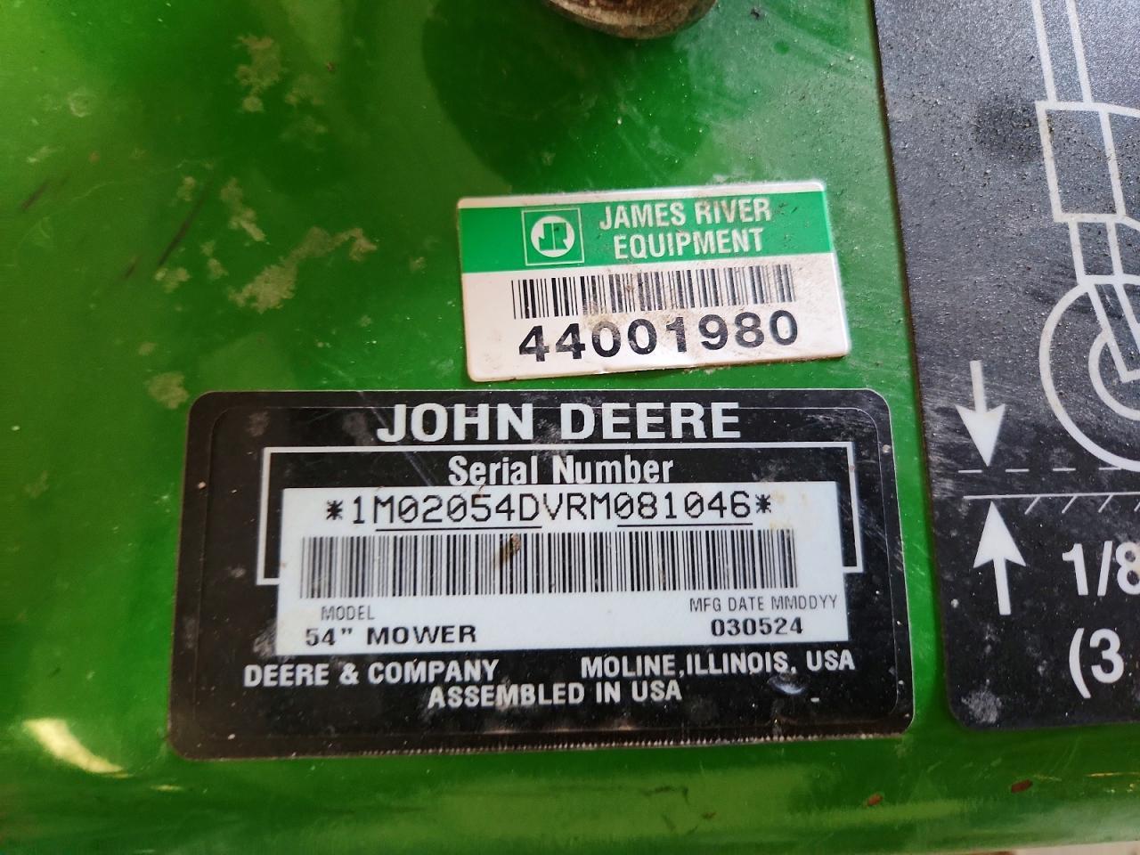 2024 John Deere E 54D Mower Deck