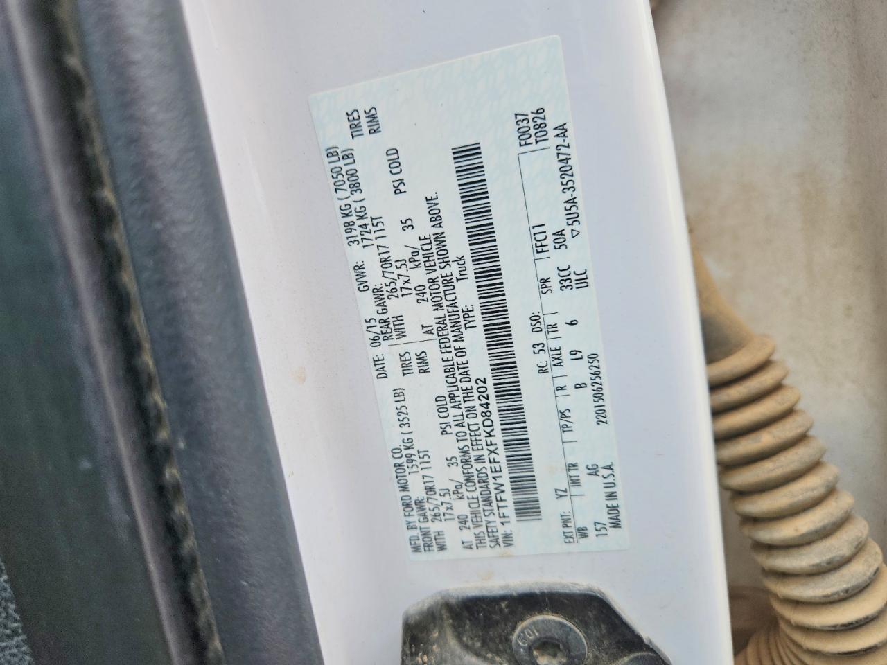 2015 Ford F150 Supercrew