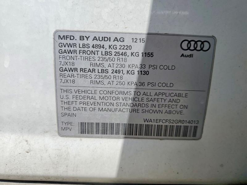 2016 Audi Q3 Premium Plus