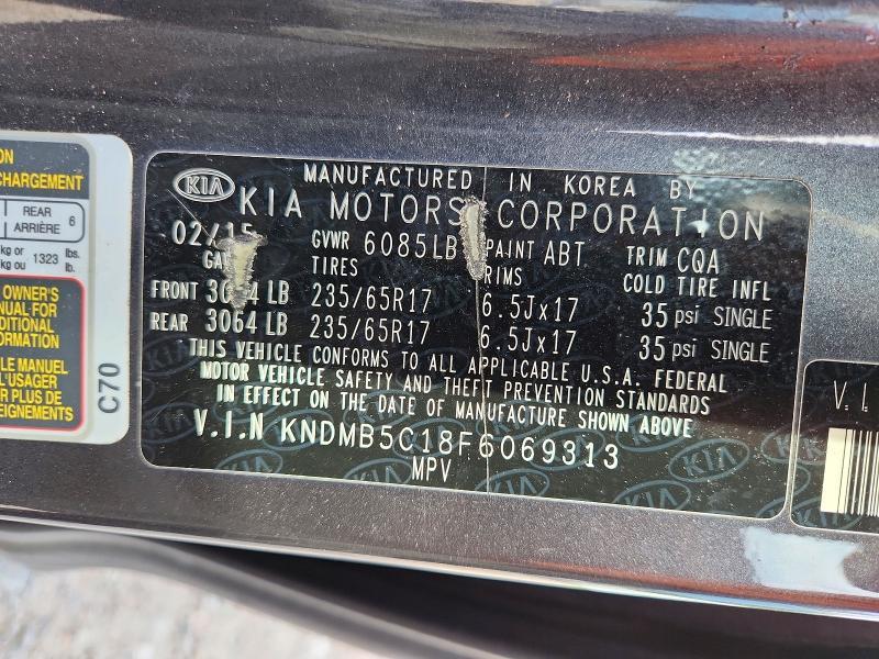 2015 KIA Sedona lx