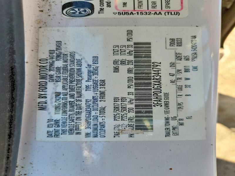 2010 Ford Fusion sel