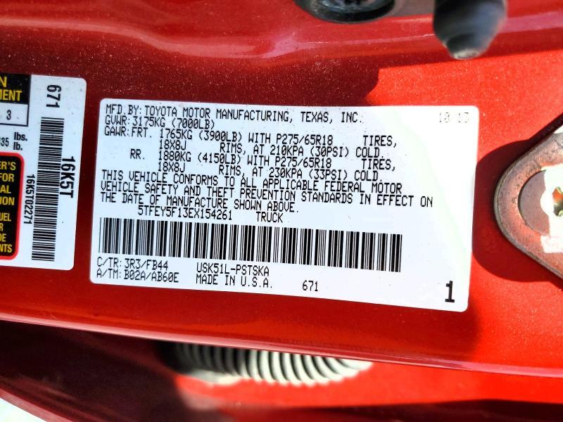 2014 Toyota Tundra Crewmax SR5