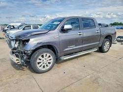 Salvage cars for sale from Copart Grand Prairie, TX: 2012 Toyota Tundra Crewmax Limited