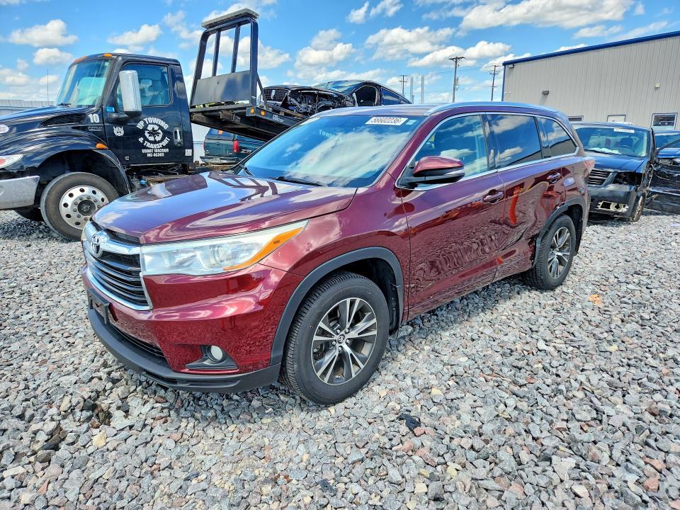 2016 Toyota Highlander xle