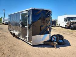 Salvage trucks for sale at Kincheloe, MI auction: 2021 RC Enclosed Cargo Trailer