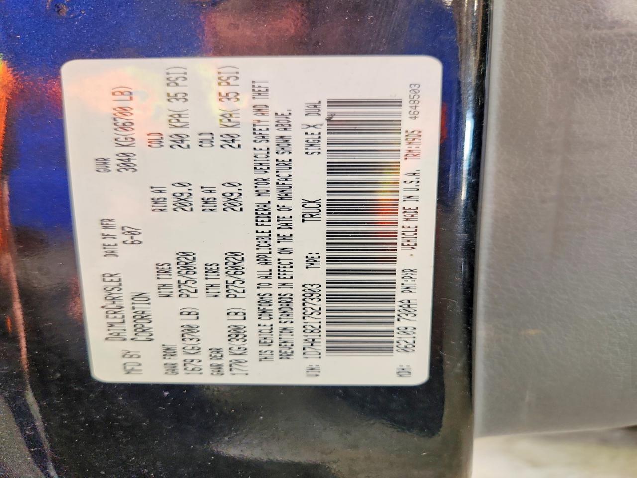 2007 Dodge RAM 1500 ST