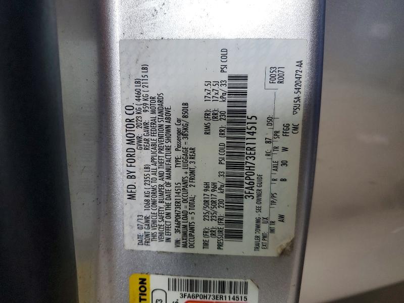 2014 Ford Fusion se