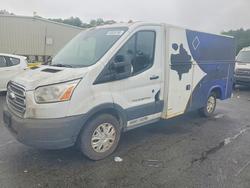 Salvage trucks for sale at Exeter, RI auction: 2015 Ford Transit T-250