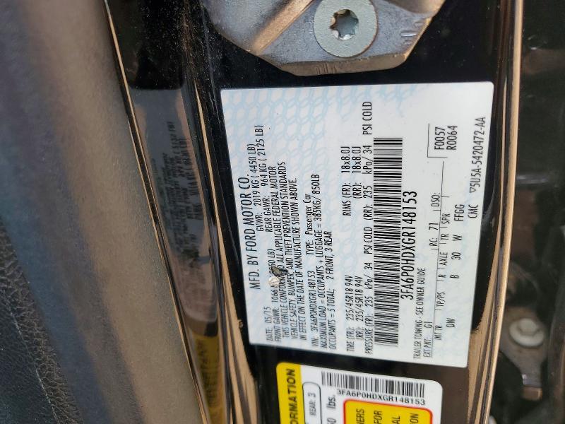 2016 Ford Fusion se