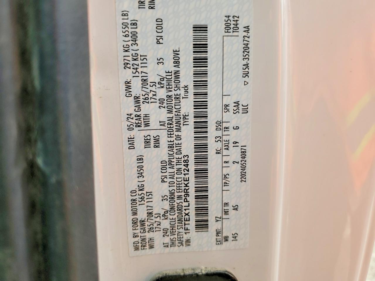 2024 Ford F150 XL