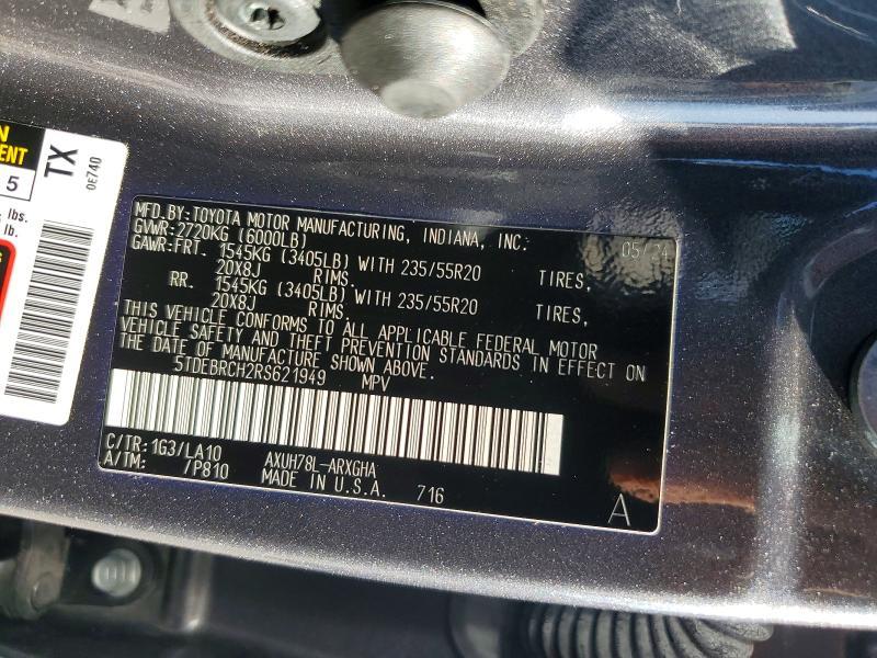 2024 Toyota Highlander Hybrid Platinum