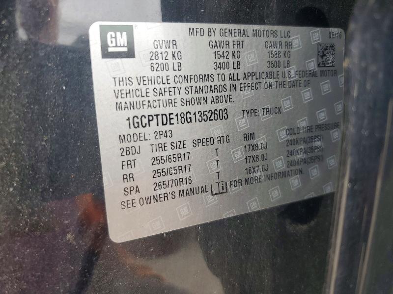 2016 Chevrolet Colorado Z71