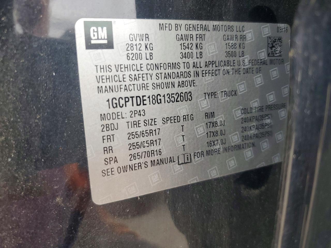 2016 Chevrolet Colorado Z71